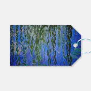 Claude Monet - Water Lilies with weeping willow Gift Tags