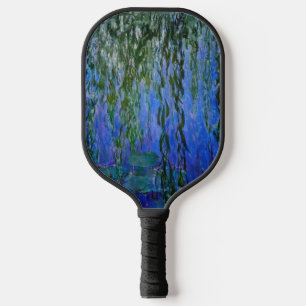 Claude Monet - Water Lilies with weeping willow Pickleball Paddle