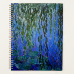 Claude Monet - Water Lilies with weeping willow Planner<br><div class="desc">Water Lilies with weeping willow branches / Nympheas avec rameaux de saule by Claude Monet in 1916-1919</div>