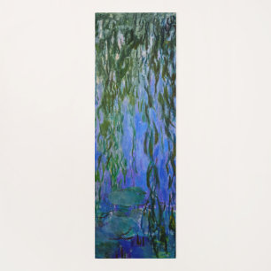 Claude Monet - Water Lilies with weeping willow Yoga Mat