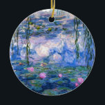Claude Monet Water Lillies 1919 Ceramic Tree Decoration<br><div class="desc">Title: Water Lilies
Artist: Claude Monet
Year: 1919</div>
