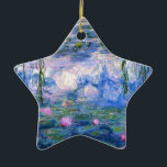 Claude Monet Water Lillies 1919 Ceramic Tree Decoration<br><div class="desc">Title: Water Lilies
Artist: Claude Monet
Year: 1919</div>