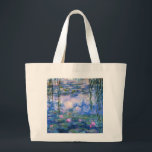 Claude Monet Water Lillies 1919 Large Tote Bag<br><div class="desc">Title: Water Lilies
Artist: Claude Monet
Year: 1919</div>