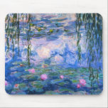 Claude Monet Water Lillies 1919 Mouse Pad<br><div class="desc">Title: Water Lilies
Artist: Claude Monet
Year: 1919</div>