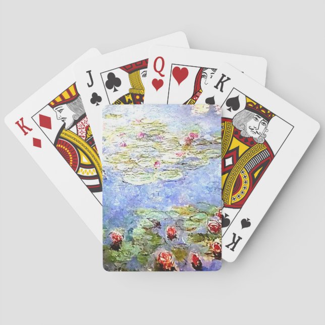 Claude Monet Water Lillies Playing Cards (Back)