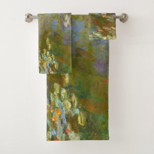 Claude Monet - Water Lily Pond 1917 Bath Towel Set