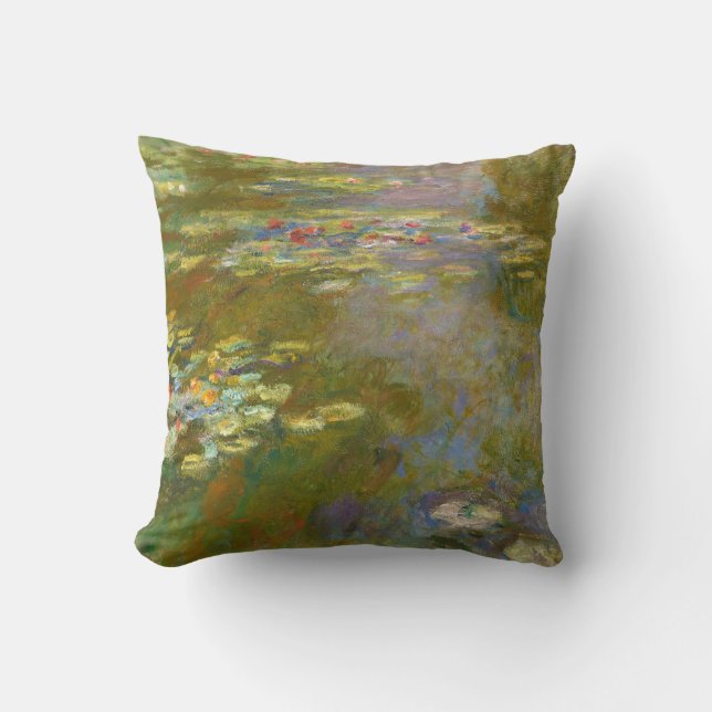 Claude Monet - Water Lily Pond 1917 Cushion (Front)