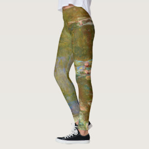 Claude Monet - Water Lily Pond 1917 Leggings