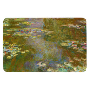 Claude Monet - Water Lily Pond 1917 Magnet