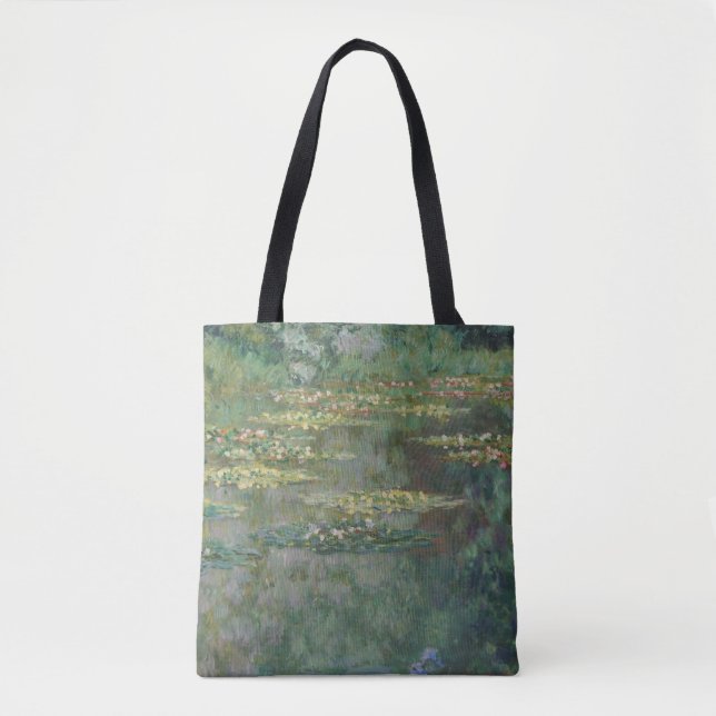 Claude Monet Water Lily Pond Fine Art GalleryHD Tote Bag (Front)
