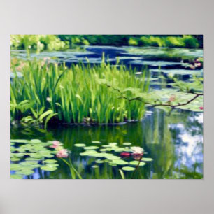 Claude Monet Water Lily Pond Giverny Poster