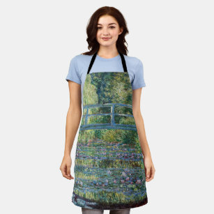 Claude Monet - Water Lily pond, Green Harmony Apron