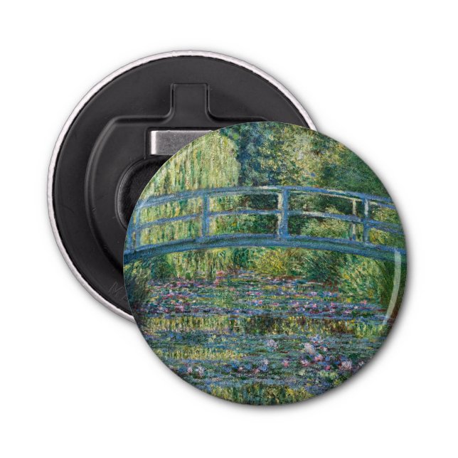 Claude Monet - Water Lily pond, Green Harmony Bottle Opener (Front)