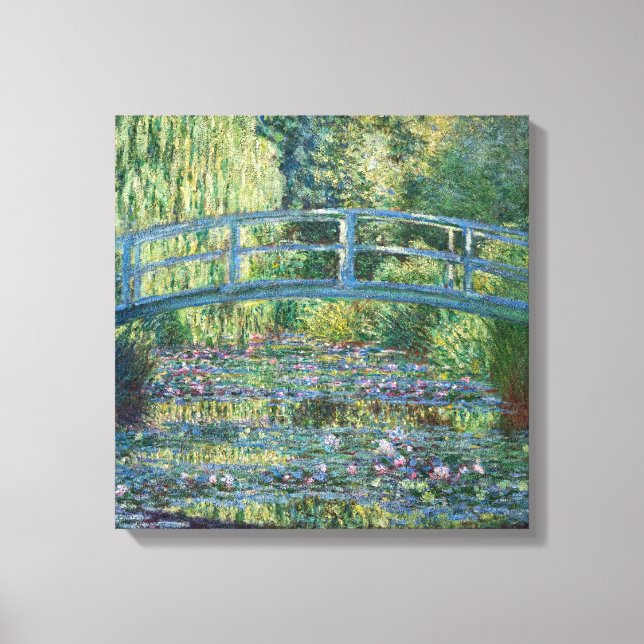 Claude Monet - Water Lily pond, Green Harmony Canvas Print (Front)