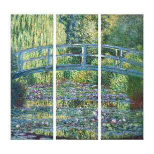 Claude Monet - Water Lily pond, Green Harmony Canvas Print