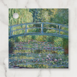 Claude Monet - Water Lily pond, Green Harmony Favour Tags