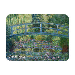 Claude Monet - Water Lily pond, Green Harmony Magnet