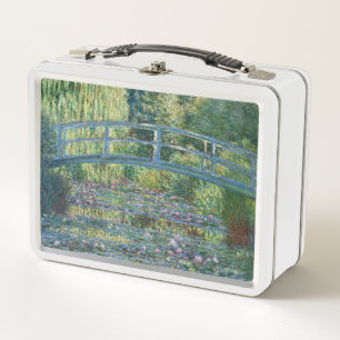Claude Monet - Water Lily pond, Green Harmony Metal Lunch Box