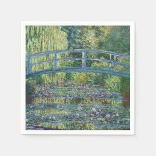 Claude Monet - Water Lily pond, Green Harmony Napkin