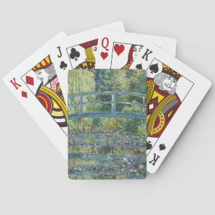 Claude Monet - Water Lily pond, Green Harmony Playing Cards