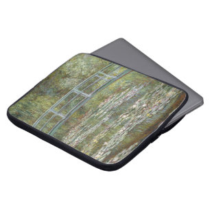 Claude Monet Water Lily Pond (Japanese Footbridge) Laptop Sleeve