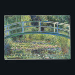 Claude Monet - Water Lily Pond & Japanesese Bridge Laminated Place Mat<br><div class="desc">The Water Lily Pond and the Japanese Bridge / Le Bassin aux nympheas - Claude Monet,  1899</div>