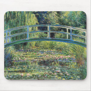 Claude Monet - Water Lily Pond & Japanesese Bridge Mouse Pad