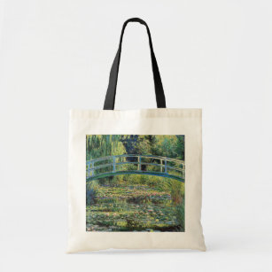 Claude Monet - Water Lily Pond & Japanesese Bridge Tote Bag