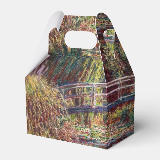 Claude Monet - Water Lily pond, Pink Harmony Favour Box (Front Side)