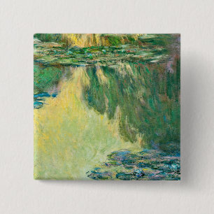 Claude Monet - Waterlilies 15 Cm Square Badge
