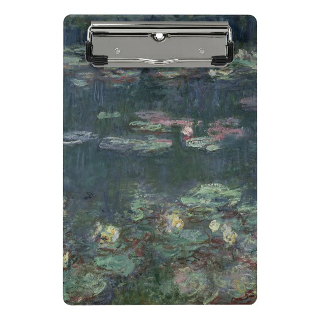 Claude Monet | Waterlilies: Green Reflections Mini Clipboard (Front)