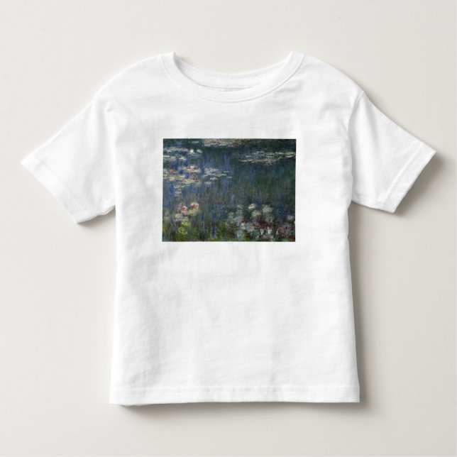 Claude Monet | Waterlilies: Green Reflections Toddler T-Shirt (Front)