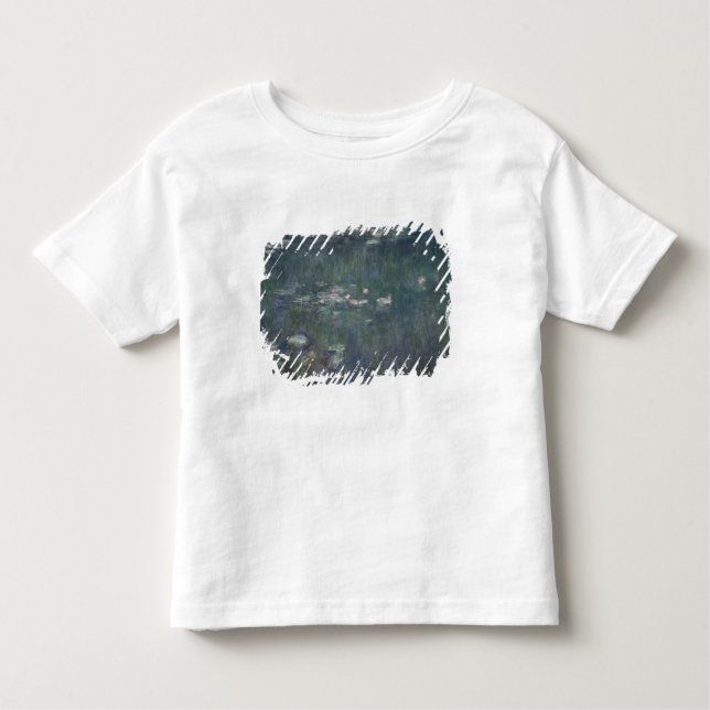 Claude Monet | Waterlilies: Green Reflections Toddler T-Shirt (Front)