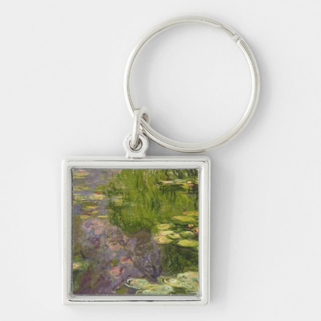 Claude Monet | Waterlilies Key Ring (Front)