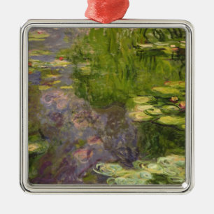 Claude Monet   Waterlilies Metal Tree Decoration