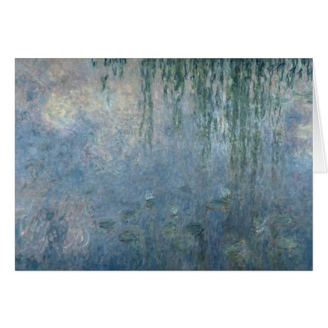 Claude Monet | Waterlilies: Morning Weeping Willow (Front Horizontal)
