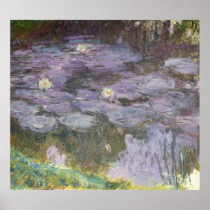 Claude Monet Waterlilies Poster