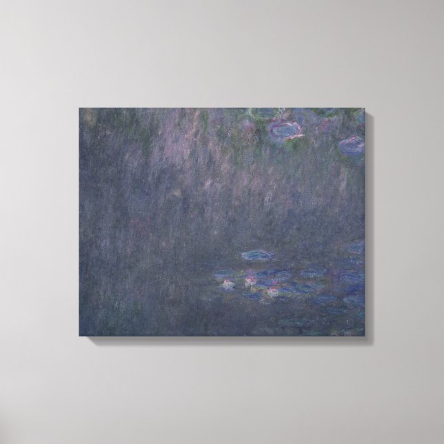 Claude Monet | Waterlilies: Reflections of Trees Canvas Print (Front)