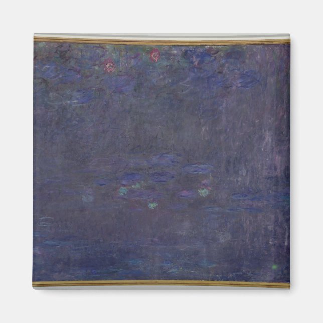 Claude Monet | Waterlilies: Reflections of Trees Magnet (Front)