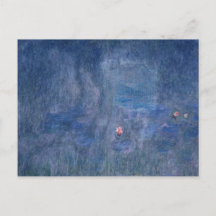 Claude Monet   Waterlilies: Reflections of Trees Postcard