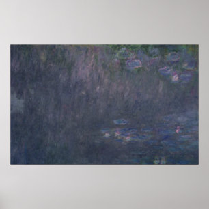Claude Monet   Waterlilies: Reflections of Trees Poster