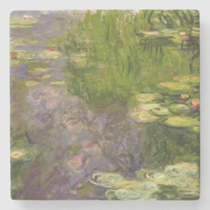 Claude Monet Waterlilies Stone Coaster