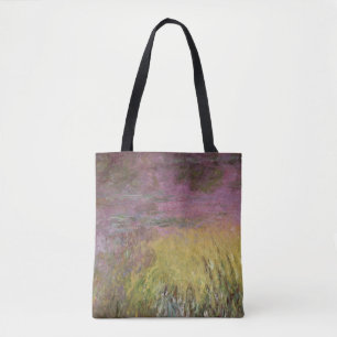 Claude Monet Waterlilies Sunset, 1915-26 Tote Bag