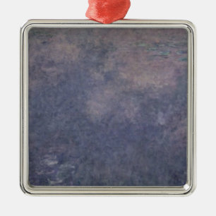 Claude Monet Waterlilies: Two Weeping Willows Metal Tree Decoration