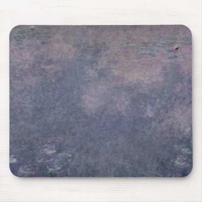Claude Monet | Waterlilies: Two Weeping Willows Mouse Pad (Front)