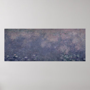 Claude Monet   Waterlilies: Two Weeping Willows Poster