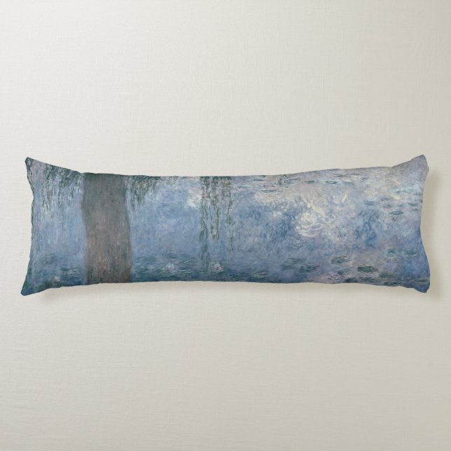 Claude Monet | Waterlilies: Weeping Willows, 1914 Body Cushion (Front)