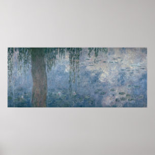 Claude Monet   Waterlilies: Weeping Willows, 1914 Poster