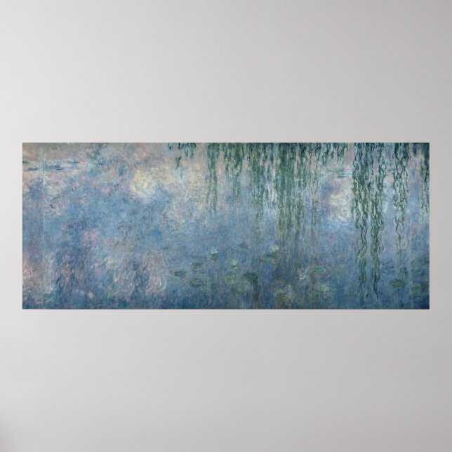 Claude Monet | Waterlilies: Weeping Willows, 1914 Poster (Front)