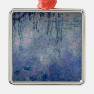 Claude Monet   Waterlilies: Weeping Willows left Metal Tree Decoration